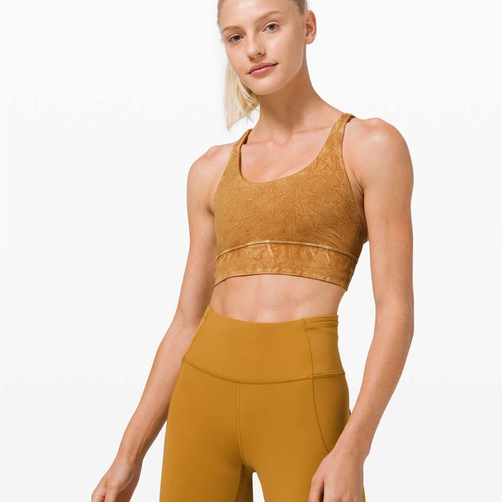BNWOT lululemon Long Line Energy Bra